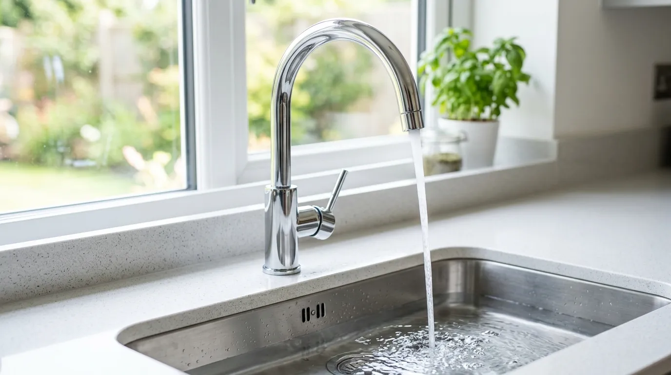 Local Plumbing Master Pros same day plumber fixing a faucet in Lomira, WI